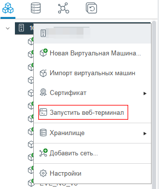 Запуск веб-терминала
